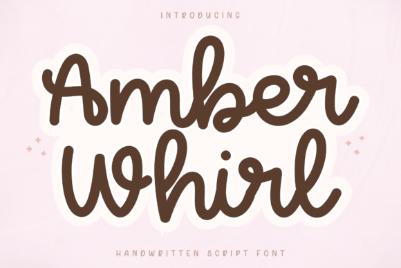 Amber Whirl: The Perfect Handwritten Script for Modern Branding