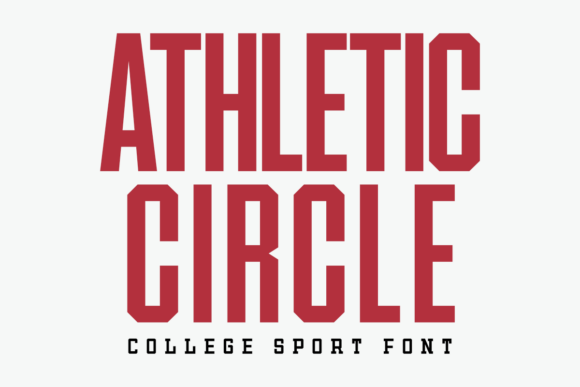 Athletic Circle: The Condensed Sport Font for Bold Branding