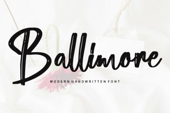 Ballimore: A Sweet Handwritten Font for Creative Projects