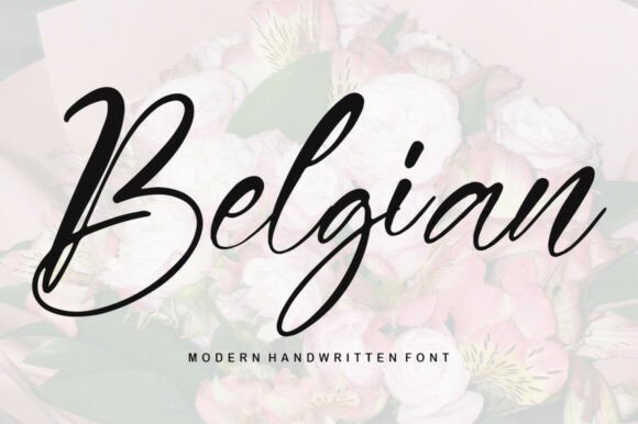 Belgian Script Handwritten Font for Modern Branding