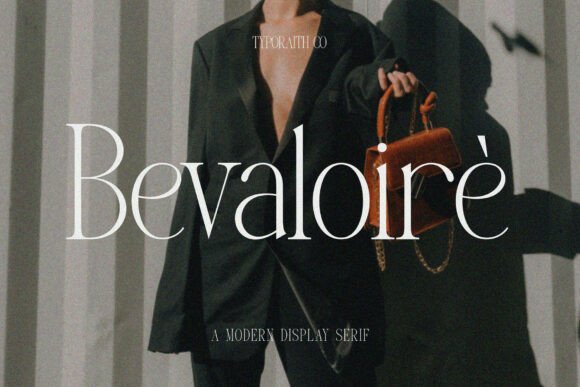 Bevaloire: The Elegant Serif Font for Handmade Creators