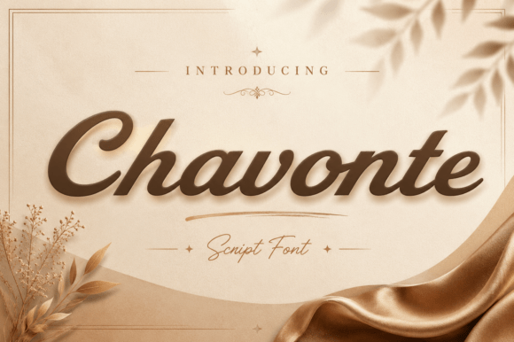 Chavonte Script Font for Elegant Branding