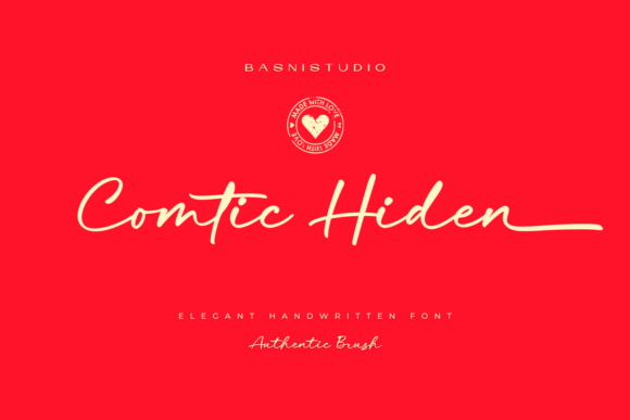 Comtic Hiden Free Download: The Ultimate Script Handwritten Font