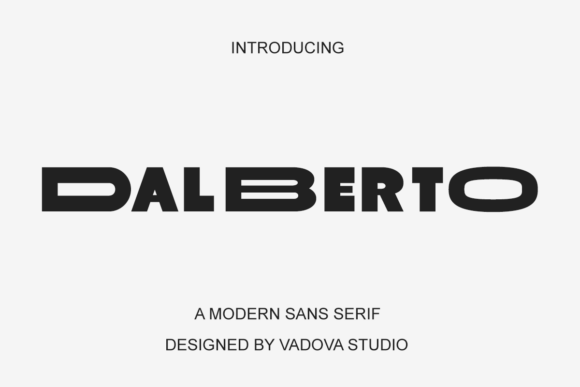 Dalberto: The Bold Sans Serif Typeface for High-Impact Branding