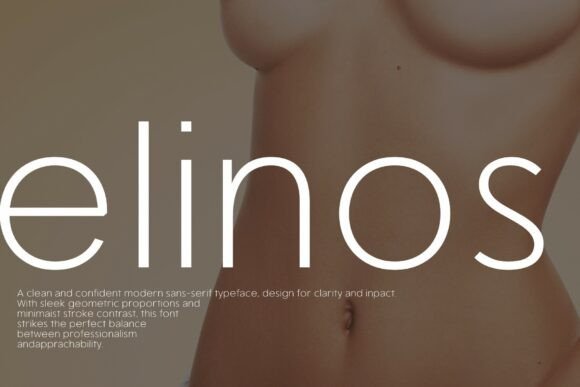 Elinos: The Modern Geometric Sans Serif for Clean Branding