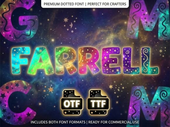 Farrell Display Typeface for High-Impact Campaign Design