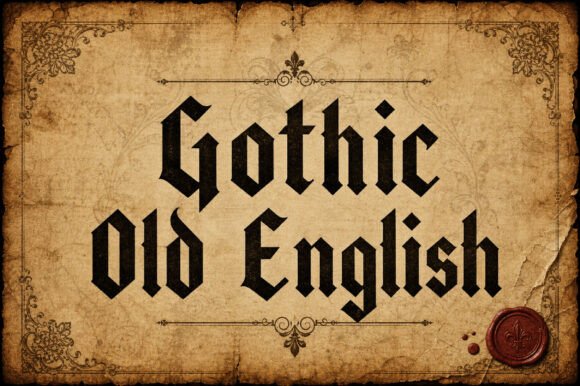 Gothic Old English: The Blackletter Typeface for Bold Brand Identity