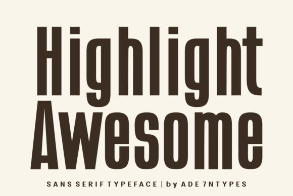 Highlight Awesome Typeface Review for Modern Branding