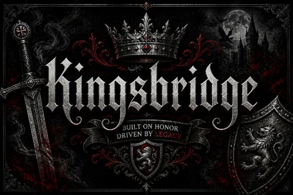Kingsbridge Display Typeface for Bold Campaign Design