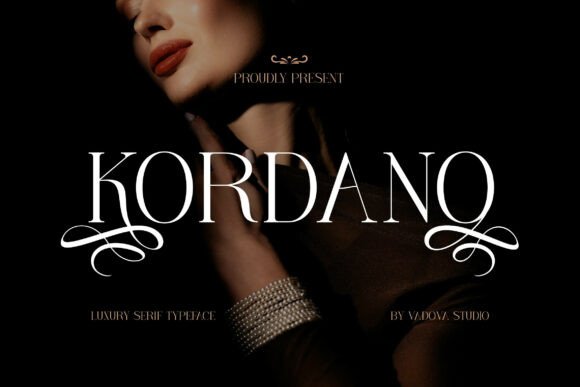 Kordano: A Luxury Serif Typeface for High-End Editorial Design
