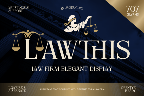 Lawthis: The Premium Serif Font for Trustworthy Brand Identity