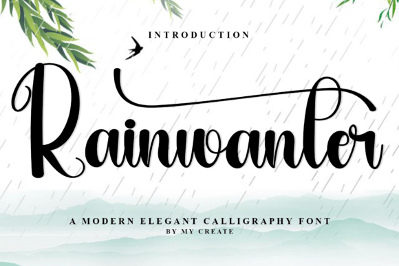 Rainwanter: The Casual Creative Font for Warm Campaign Visuals