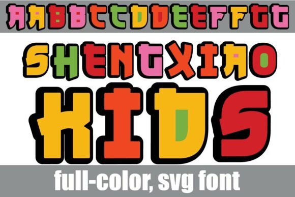 Shengxio Kids: A Bold New Entry in Color Fonts