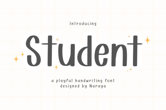 Student: The Playful Script Handwritten Font for Engaging Digital Content
