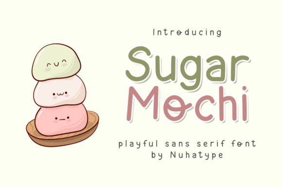 Sugar Mochi: A Minimalist Sans Serif Typeface for Modern Branding