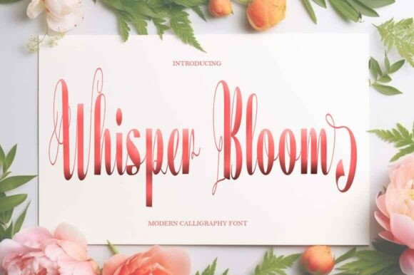 Whisper Bloom Script Font Review for Handmade Brands